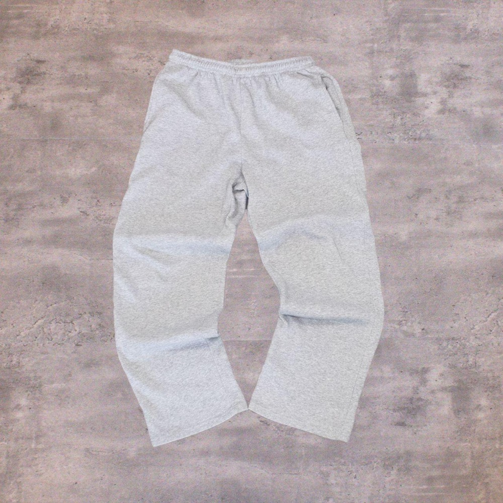 90's Grip Heather Grey Baggy Realx Fit Wide Legged Heather Grey Sweatpant's